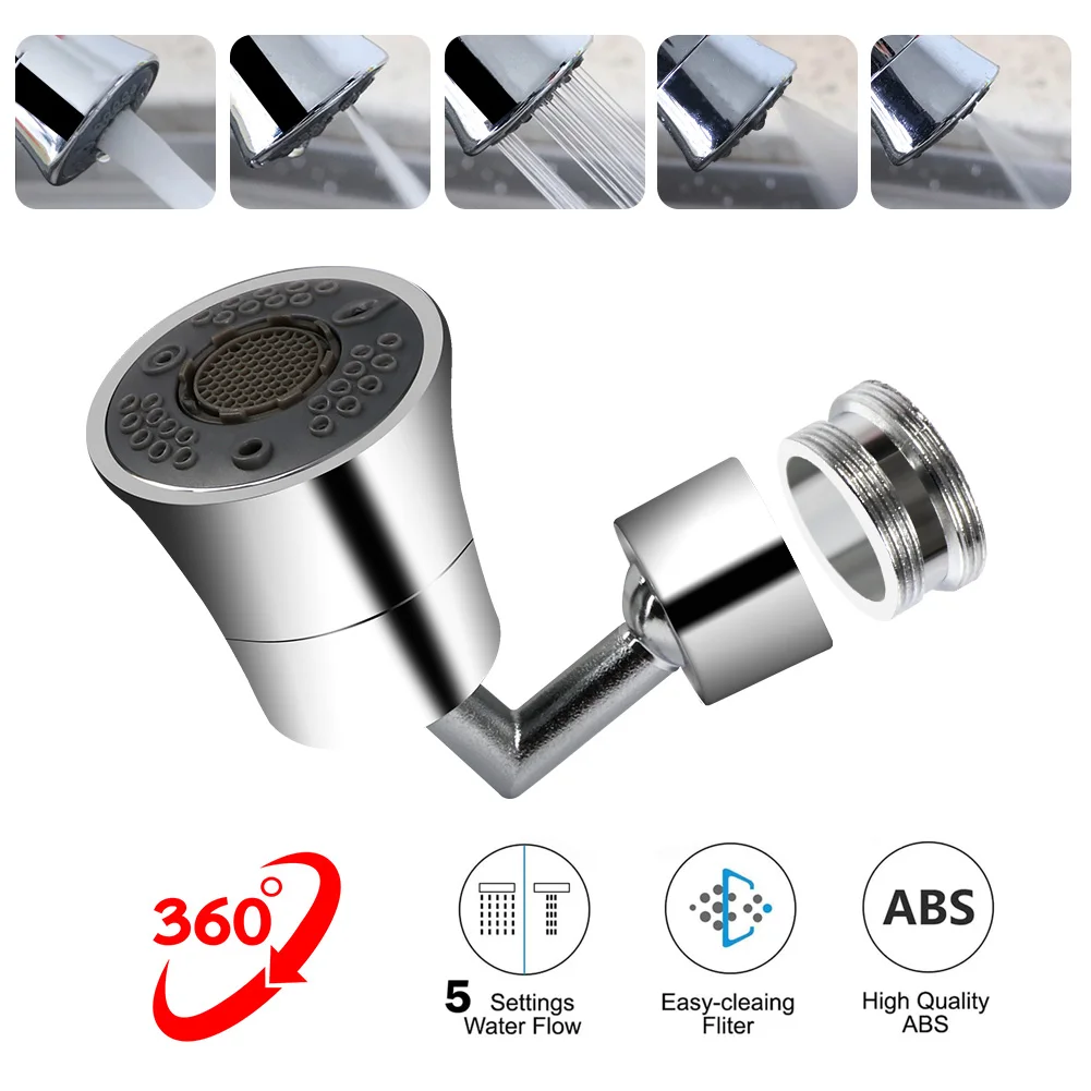 Kitchen Faucet Aerator Nozzle Faucet Adapter 720° Rotatable Sink Adapter Sprayer Attachment for Kitchen Bathroom Splash Resistan
Kitchen Faucet Aerator Nozzle Faucet Adapter 720° Rotatable Sink Adapter Sprayer Attachment for Kitchen Bathroom Splash Resistan