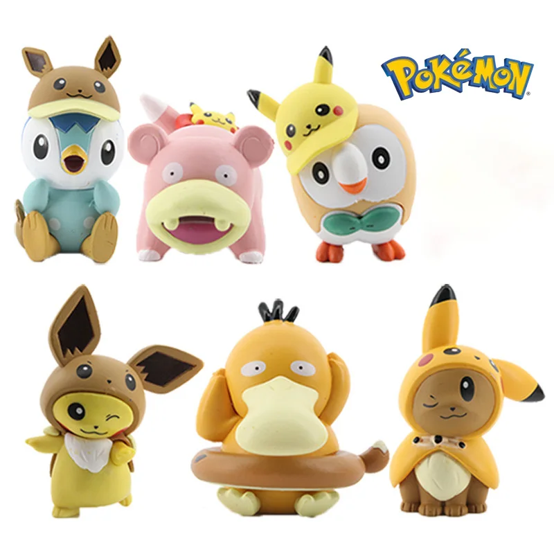 4.2-6cm Tomy Pokemon Figures Pikachu Psyduck Eeveelution Slowpoke Pet Collection Anime Model Dolls Toys for Children Birthday
4.2-6cm Tomy Pokemon Figures Pikachu Psyduck Eeveelution Slowpoke Pet Collection Anime Model Dolls Toys for Children Birthday