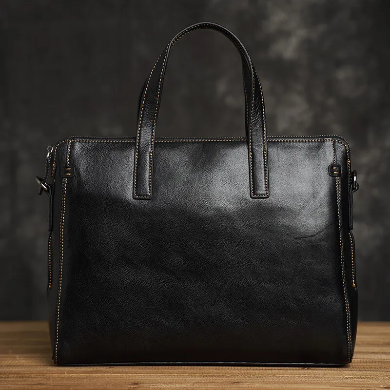 Andseeyou Brand Men's Briefcase First Layer Cowhide Handbag Business Casual Computer Bag Genuine Leather Horizontal Crossbody Ba
Andseeyou Brand Men's Briefcase First Layer Cowhide Handbag Business Casual Computer Bag Genuine Leather Horizontal Crossbody Ba