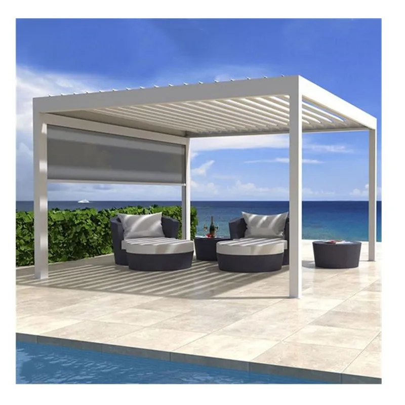 Cheapest Pergolas De Madera Louver Aluminum Pergola Bioclimatic Carport Gazebo Outdoor Pergola Motorized Louver Roof
Cheapest Pergolas De Madera Louver Aluminum Pergola Bioclimatic Carport Gazebo Outdoor Pergola Motorized Louver Roof