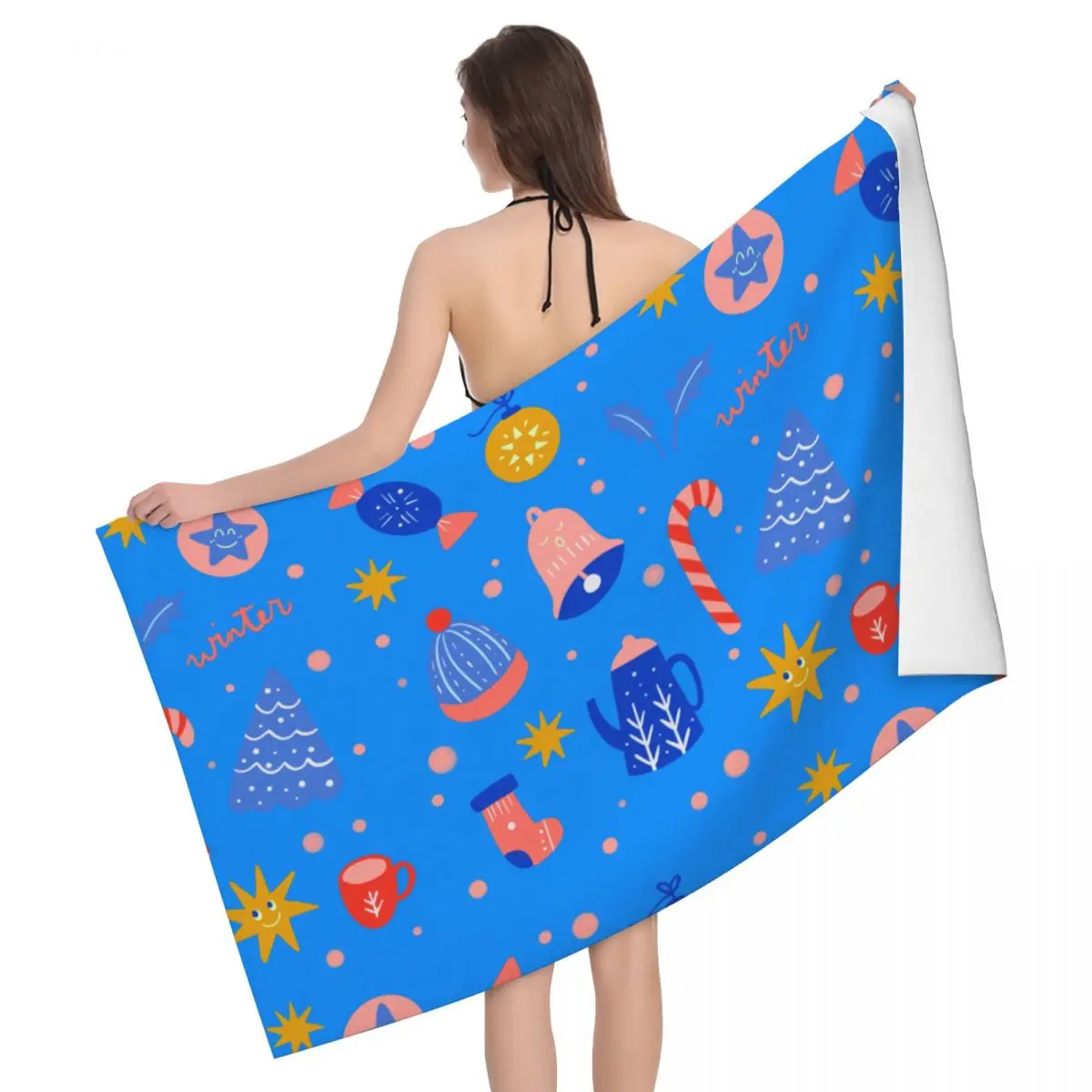 Winter,christmas,home Beach Towels Pool Towels Large Sand Free Microfiber Beach Towels, Quick Dry Lightweight Bath Swim Towels
Winter,christmas,home Beach Towels Pool Towels Large Sand Free Microfiber Beach Towels, Quick Dry Lightweight Bath Swim Towels