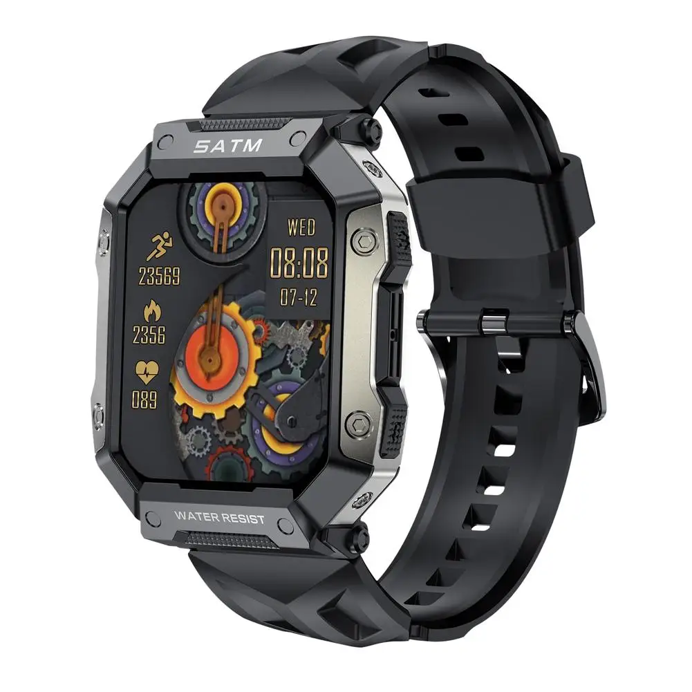 PG333 Smart Watch For Men Women 1.91" Full Touch Screen Fitness Tracker IP68 Waterproof Heart Rate Monitor Activity Trackers
PG333 Smart Watch For Men Women 1.91" Full Touch Screen Fitness Tracker IP68 Waterproof Heart Rate Monitor Activity Trackers