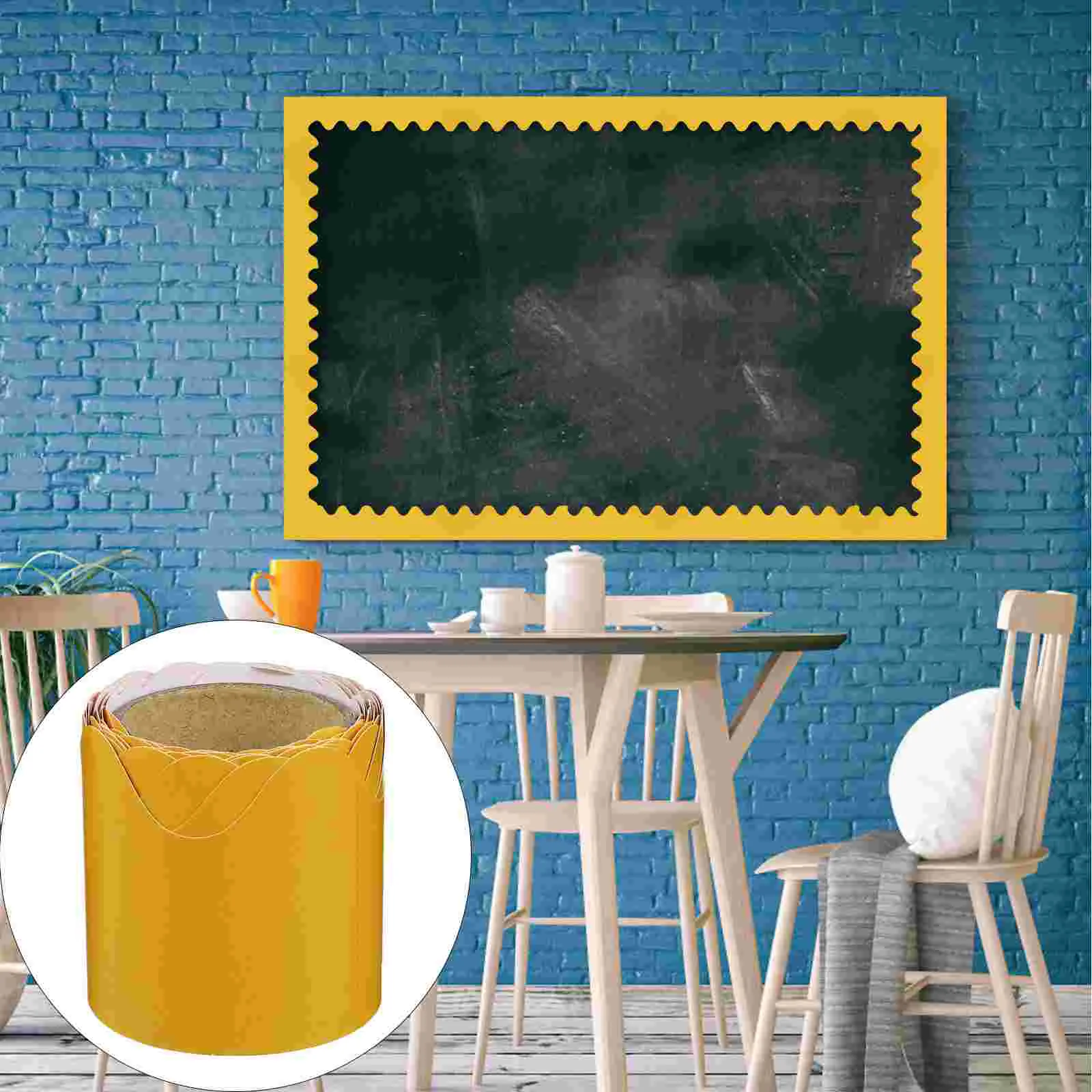 1 Roll 5M Classroom Scalloped Strip Colorful Craft Bulletin Teacher Board Paper Border Blackboard Chalkboard Trimmer for Home
1 Roll 5M Classroom Scalloped Strip Colorful Craft Bulletin Teacher Board Paper Border Blackboard Chalkboard Trimmer for Home