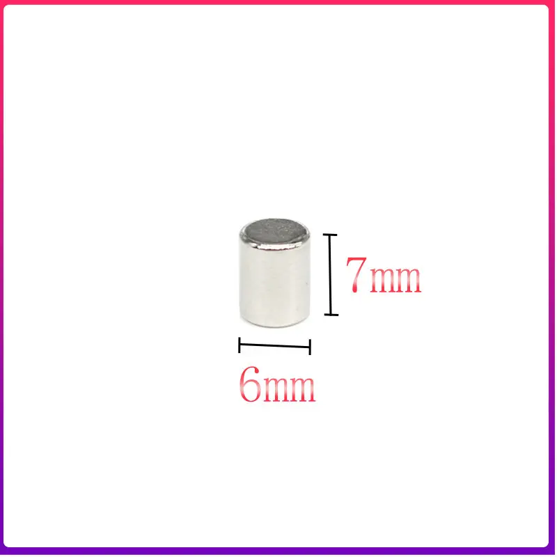 10/20PCS 6x7 6x20 6x25 6x30mm Disc Bulk Sheet Neodymium Magnet 6mmx7mm Small Round Powerful Magnets Rare Earth Magnets 6*7 mm
10/20PCS 6x7 6x20 6x25 6x30mm Disc Bulk Sheet Neodymium Magnet 6mmx7mm Small Round Powerful Magnets Rare Earth Magnets 6*7 mm