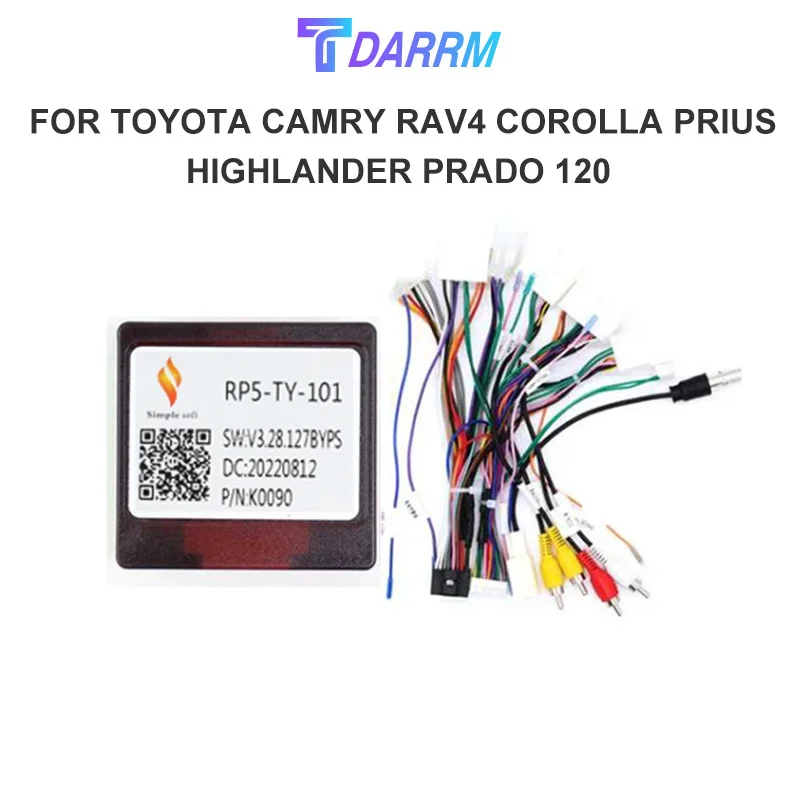 Автомобильный радиоприемник Canbus декодер для Toyota Camry rav4 corolla Prius HIGHLANDER жгут