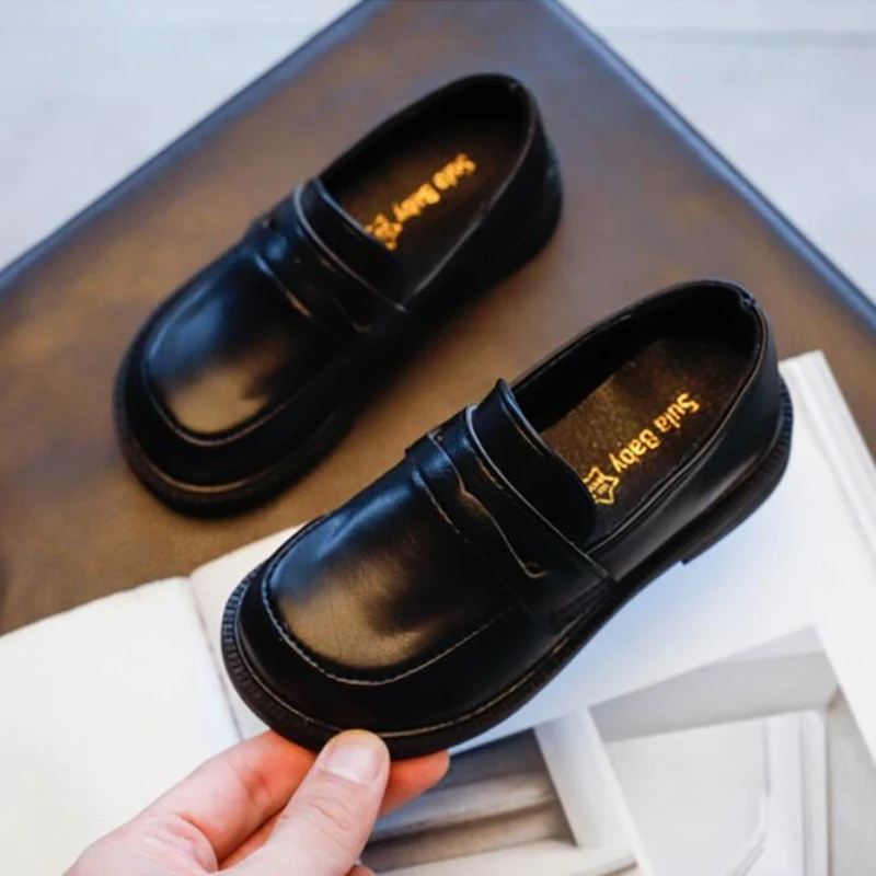 Children Fashion School Boys Shoes Black New Girls Wedding Kids Oxford Leather For Soft Shoes Leather Flat Rubber Dress
Children Fashion School Boys Shoes Black New Girls Wedding Kids Oxford Leather For Soft Shoes Leather Flat Rubber Dress