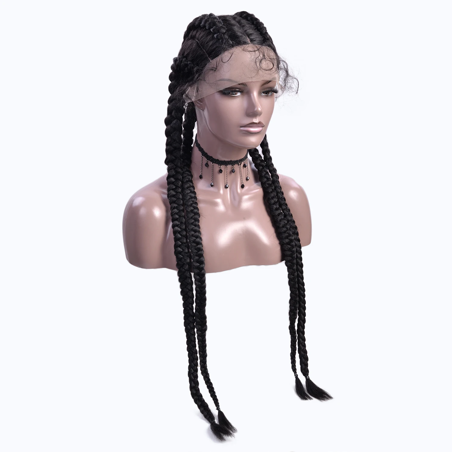 Yufeihe 36 Inch Cornrow Braids Lace Wigs Synthetic Lace Front Wig Double Dutch Braided Wigs With Baby Hair For Female Afro Women
Yufeihe 36 Inch Cornrow Braids Lace Wigs Synthetic Lace Front Wig Double Dutch Braided Wigs With Baby Hair For Female Afro Women