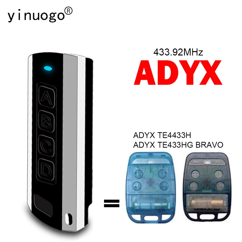 Для ADYX TE4433H TE433HG BRAVO Устройство открывания гаражных ворот Пульт дистанционного управления Дубликатор 433,92 МГц Беспроводной передатчик ADYX Дистанционное управление
Для ADYX TE4433H TE433HG BRAVO Устройство открывания гаражных ворот Пульт дистанционного управления Дубликатор 433,92 МГц Беспроводной передатчик ADYX Дистанционное управление