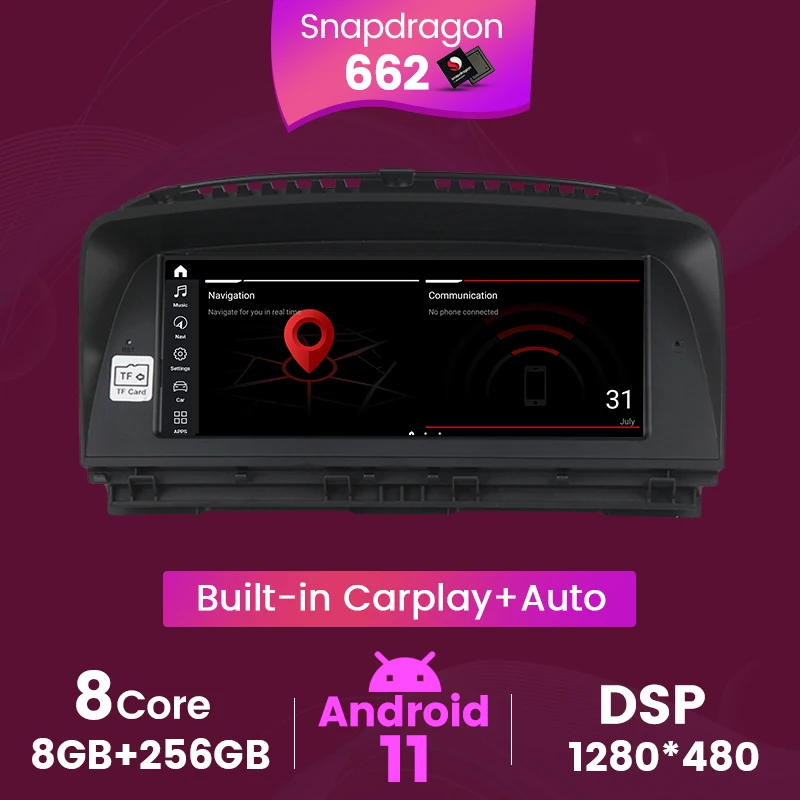DSP Carplay Авторадио Стерео Android 11 GPS навигация 8 + 256G 4G WIFI BT для BMW 7 серии E65 E66 2001 ~ 2008 Камера «Все в одном»
DSP Carplay Авторадио Стерео Android 11 GPS навигация 8 + 256G 4G WIFI BT для BMW 7 серии E65 E66 2001 ~ 2008 Камера «Все в одном»