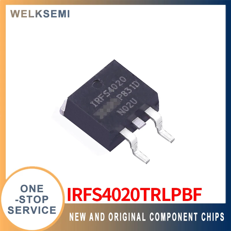 Транзистор с полевым эффектом IRFS4020TRLPBF D2PAK (MOSFET), абсолютно новый оригинальный Оригинальный стандартный заказ
Транзистор с полевым эффектом IRFS4020TRLPBF D2PAK (MOSFET), абсолютно новый оригинальный Оригинальный стандартный заказ