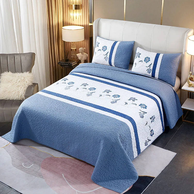 CHAUSUB Patchwork Quilt Set 3PCS Cotton Bedspread on the Bed Chinese Embroidered Coverlet King Size Quilted Blanket on Bed
CHAUSUB Patchwork Quilt Set 3PCS Cotton Bedspread on the Bed Chinese Embroidered Coverlet King Size Quilted Blanket on Bed