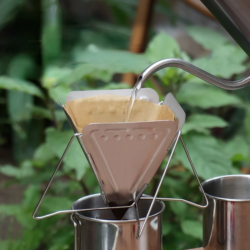 Foldable Coffee Filter Portable Coffee Stand Coffee Drip Rack Stainless Steel Funnel Coffee Filter Cup Camping Supplies Reuse
Foldable Coffee Filter Portable Coffee Stand Coffee Drip Rack Stainless Steel Funnel Coffee Filter Cup Camping Supplies Reuse
