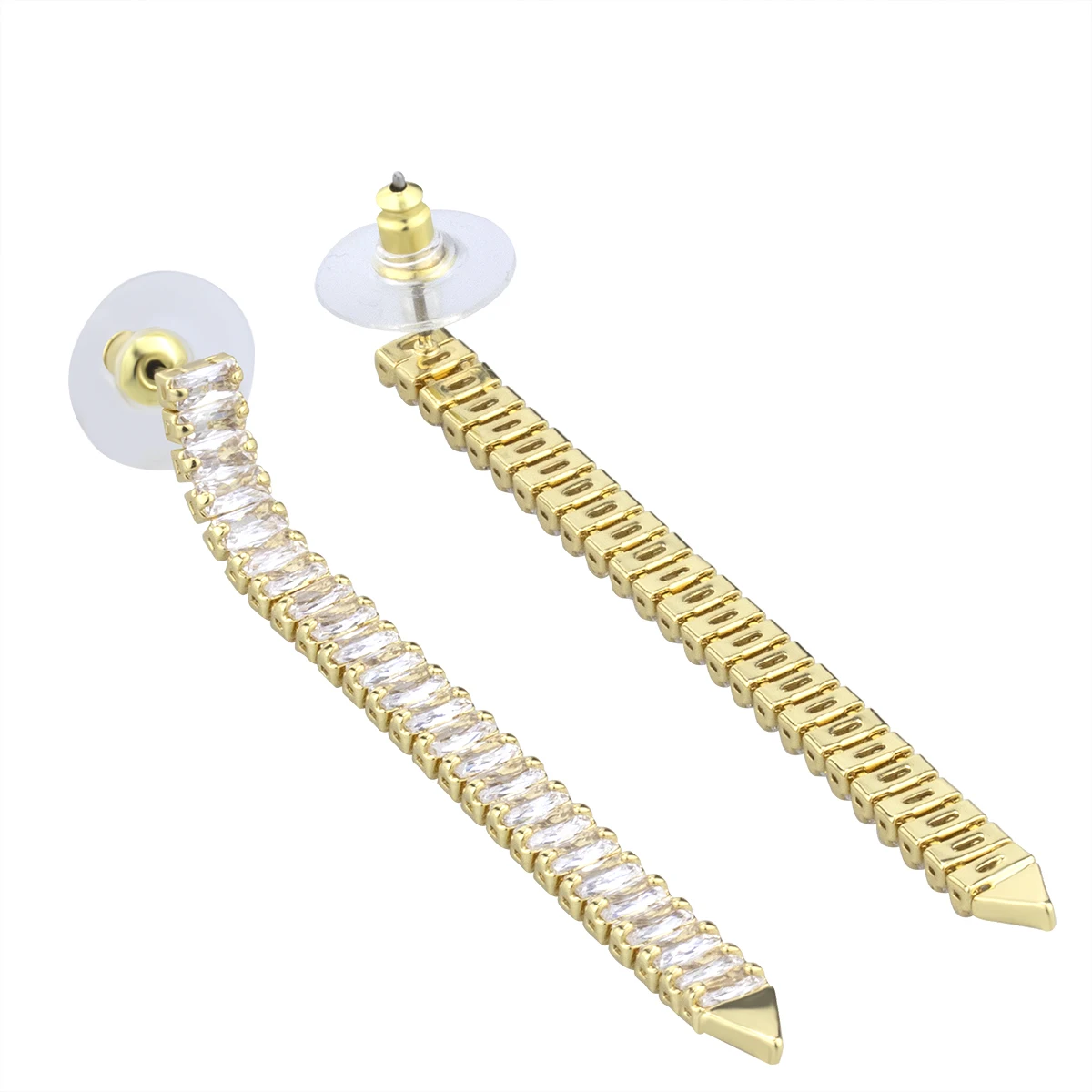 High Quality Fashion Luxury Women's Earrings Classic Zircon Inlaid Gold Plated Tassel Stud Earrings
High Quality Fashion Luxury Women's Earrings Classic Zircon Inlaid Gold Plated Tassel Stud Earrings