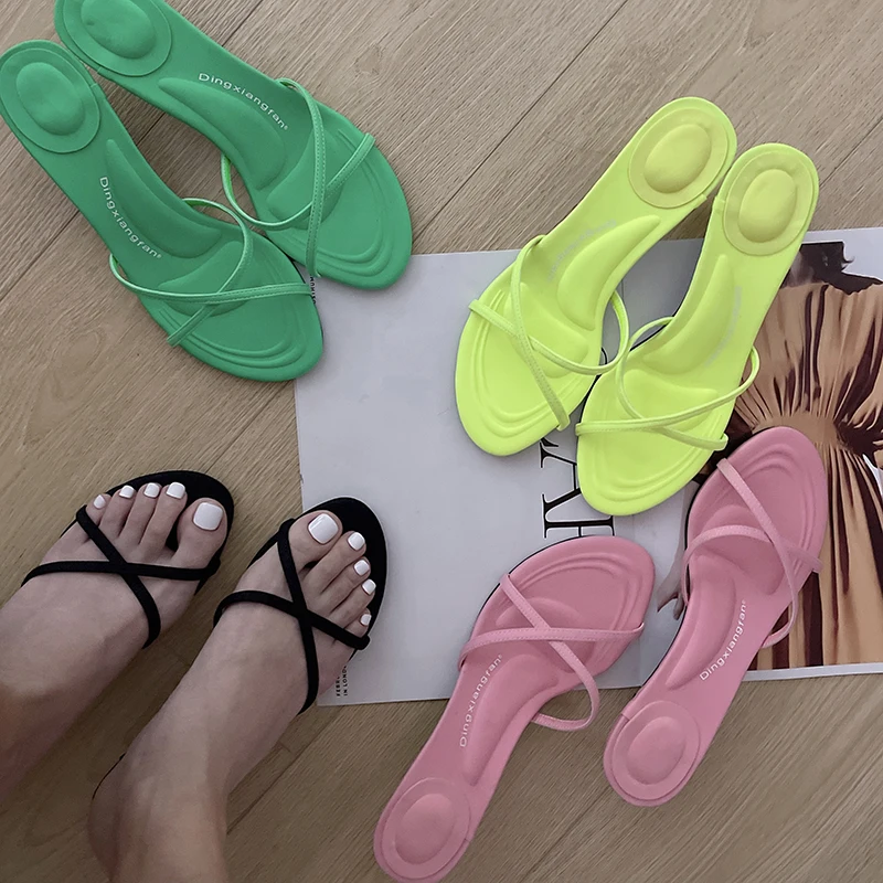 Cross Strap Women Slippers Slip On Open Toe Thin High Heels Pumps Shoes Woman Shallow Slip On Dress Sandals Pumps Size 35-40
Cross Strap Women Slippers Slip On Open Toe Thin High Heels Pumps Shoes Woman Shallow Slip On Dress Sandals Pumps Size 35-40