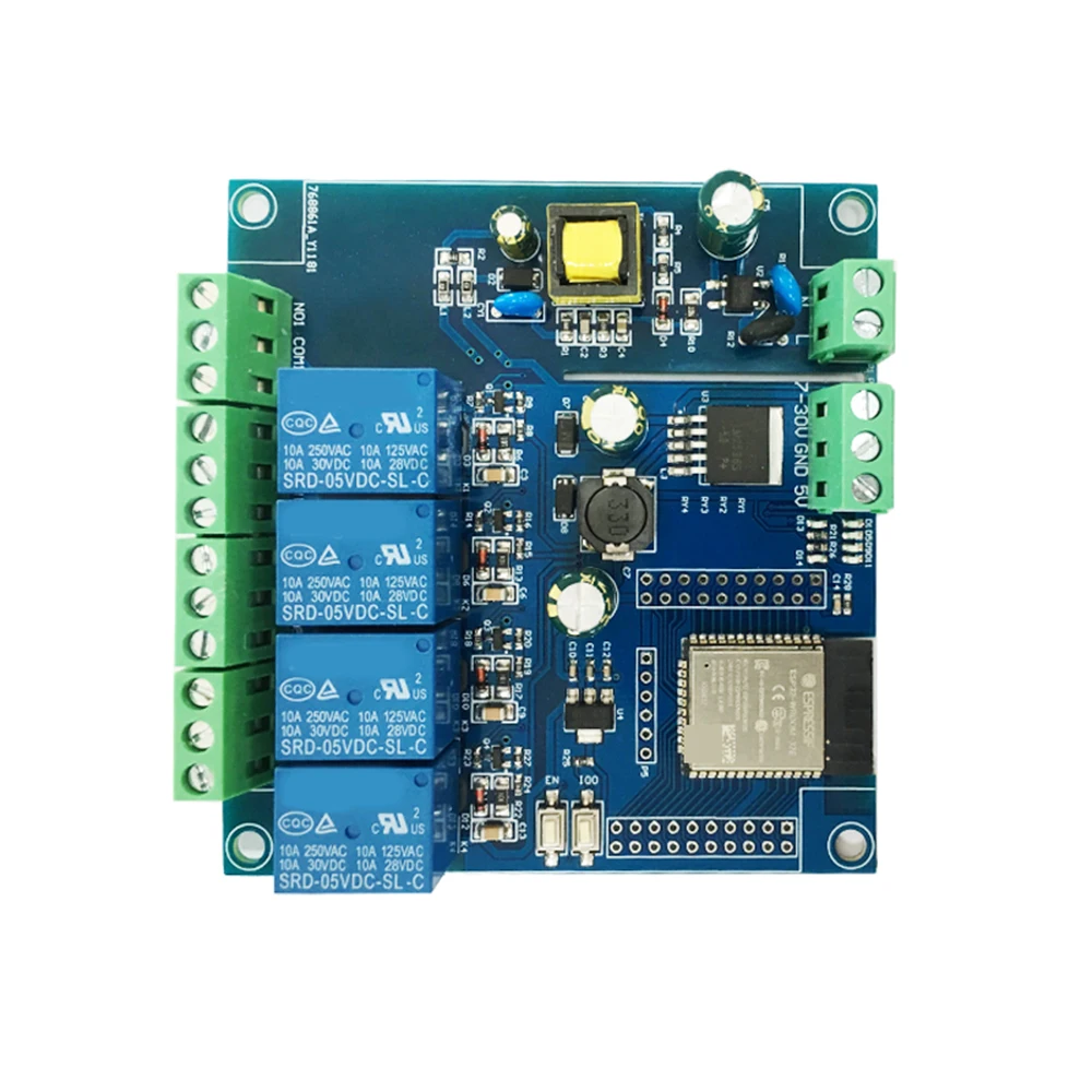 Модуль реле ESP32 с Wi-Fi 24 В, умный модуль реле переменного/постоянного тока с Bluetooth, предметы для умного дома, дистанционное управление
Модуль реле ESP32 с Wi-Fi 24 В, умный модуль реле переменного/постоянного тока с Bluetooth, предметы для умного дома, дистанционное управление