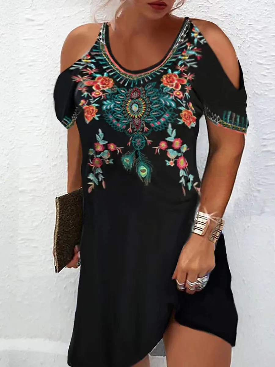 Female Sexy Loose Dresses Flower 2023 Summer Beach Holiday Girl Print Flower Off Shoulder Dress L-5XL
Female Sexy Loose Dresses Flower 2023 Summer Beach Holiday Girl Print Flower Off Shoulder Dress L-5XL