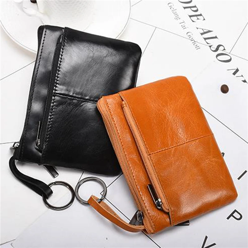Mini Purse for Men Wallet Women Genuine Leather Zipper Vintage Short Lady Small Slim Female Women's Wallet Male
Mini Purse for Men Wallet Women Genuine Leather Zipper Vintage Short Lady Small Slim Female Women's Wallet Male