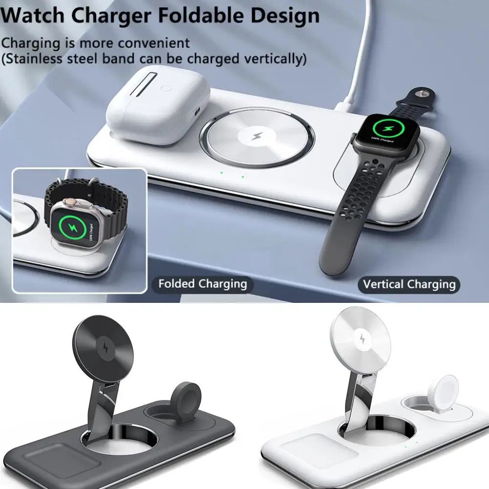 3 в 1, беспроводная Магнитная зарядная док-станция для iPhone iWatch AirPods, магнитная зарядная док-станция, складная 15 Вт, быстрая зарядка X3J0
3 в 1, беспроводная Магнитная зарядная док-станция для iPhone iWatch AirPods, магнитная зарядная док-станция, складная 15 Вт, быстрая зарядка X3J0