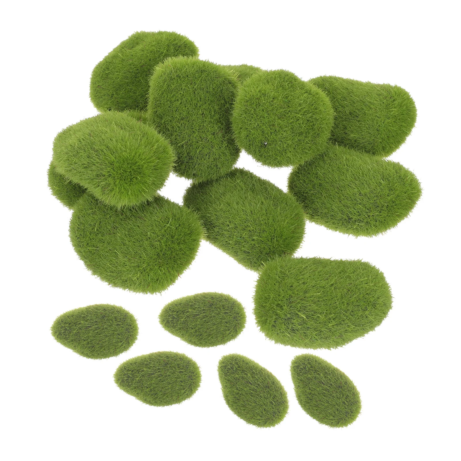 20 Pcs Artificial Moss Stone Gardening Fake Miniture Decoration Decorate Stones Flocking Faux Mossy Simulated Goblincore Room
20 Pcs Artificial Moss Stone Gardening Fake Miniture Decoration Decorate Stones Flocking Faux Mossy Simulated Goblincore Room