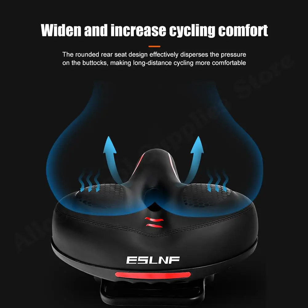 Oversized MTB Bike Seat Anti-Shock Comfortable Bike Saddle Waterproof Bike Saddle Stationary Bike Seat for Bike Cushion
Oversized MTB Bike Seat Anti-Shock Comfortable Bike Saddle Waterproof Bike Saddle Stationary Bike Seat for Bike Cushion