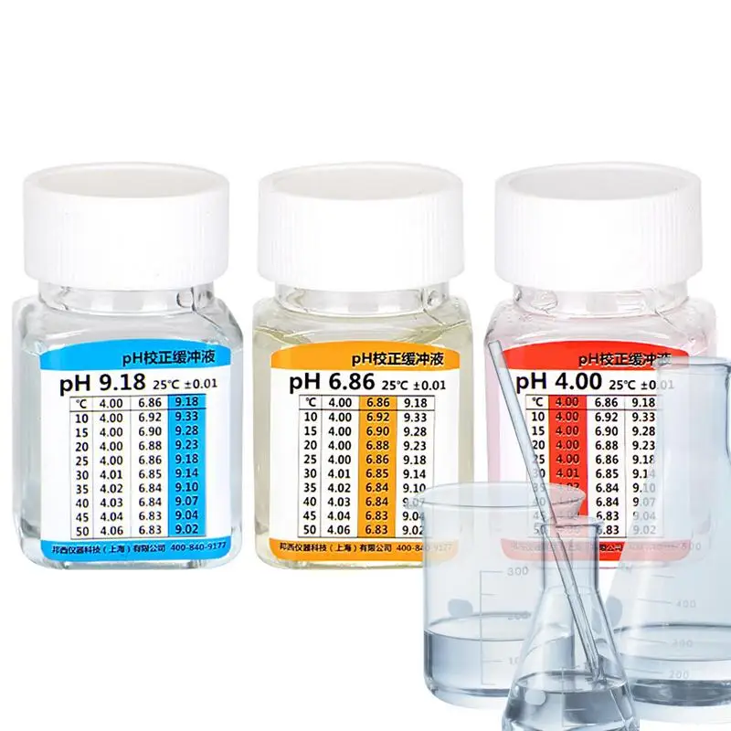3 Bottle 50ml PH Pen Calibration Solution PH Meter Standard Buffer Fit For Precise PH Meters Measuring
3 Bottle 50ml PH Pen Calibration Solution PH Meter Standard Buffer Fit For Precise PH Meters Measuring