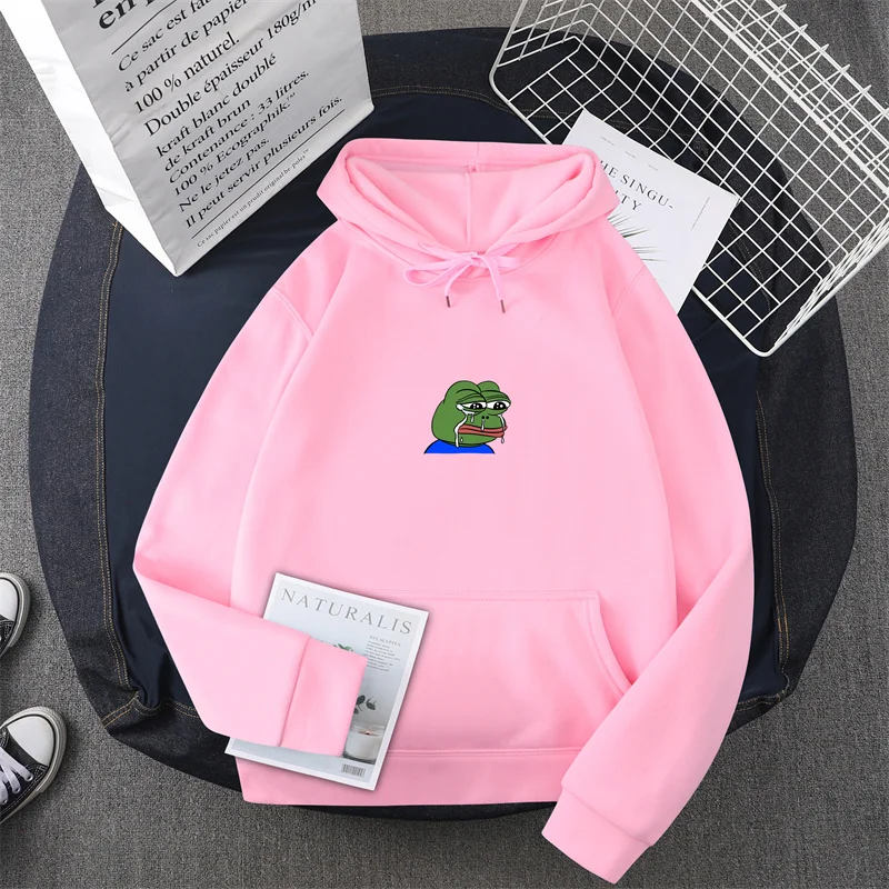Fashion men's hoodie graffiti print sad frog hoodie sweatshirt men's hip hop fleece new yellow pink men and women hooded suit
Fashion men's hoodie graffiti print sad frog hoodie sweatshirt men's hip hop fleece new yellow pink men and women hooded suit