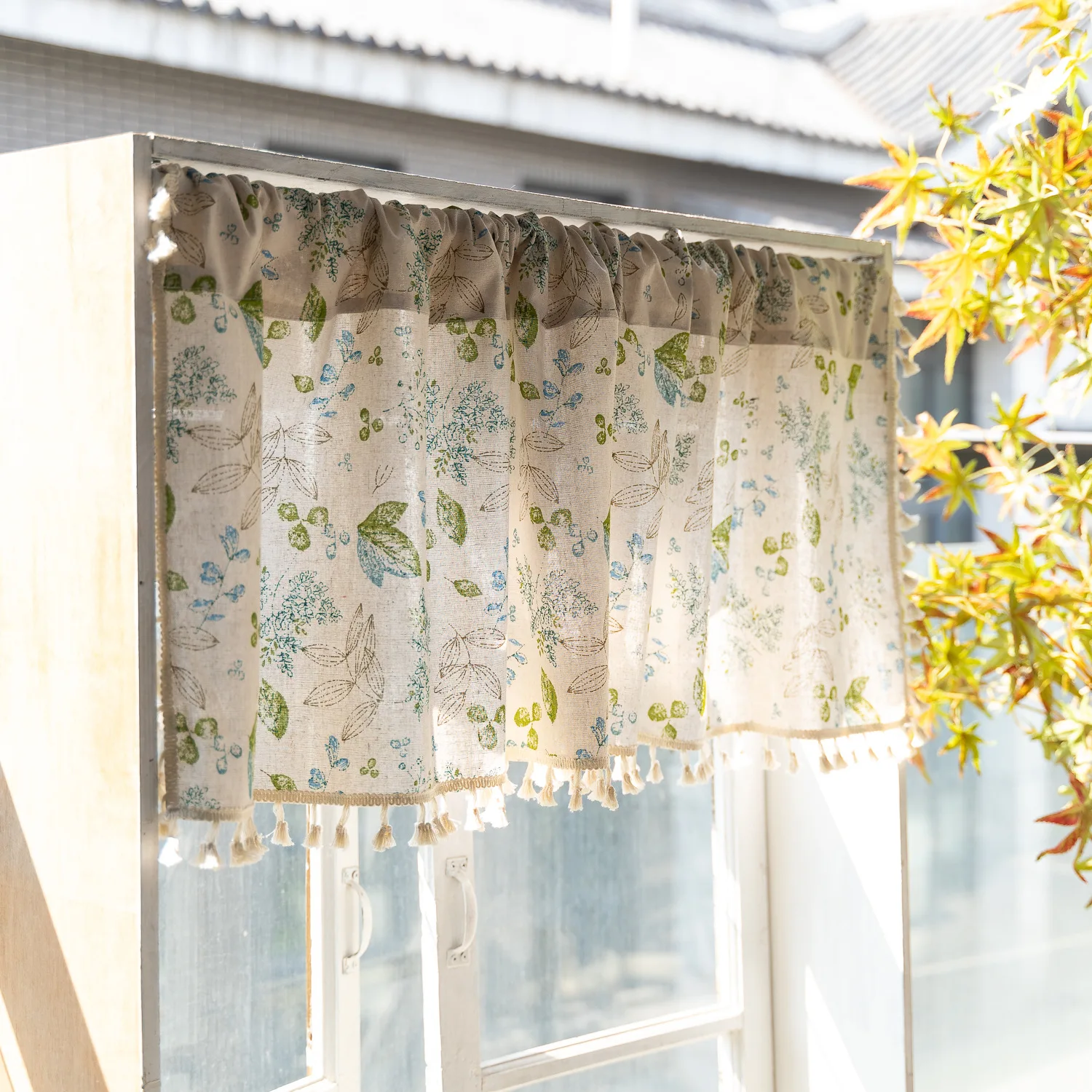 Curtain Short Cross-hole-free Hole Decorative Fabric Partition Curtains Covering Hanging Bathroom Semi valance
Curtain Short Cross-hole-free Hole Decorative Fabric Partition Curtains Covering Hanging Bathroom Semi valance