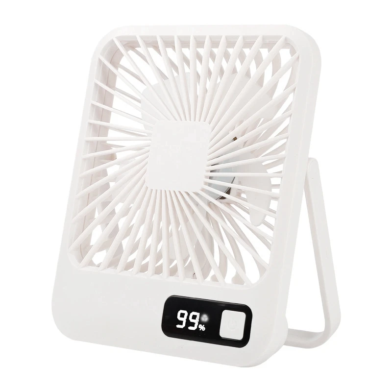 Digital Desktop Convenient Home Student Dormitory Office Mute Portable Multifunctional Charging Mini Fan, White
Digital Desktop Convenient Home Student Dormitory Office Mute Portable Multifunctional Charging Mini Fan, White