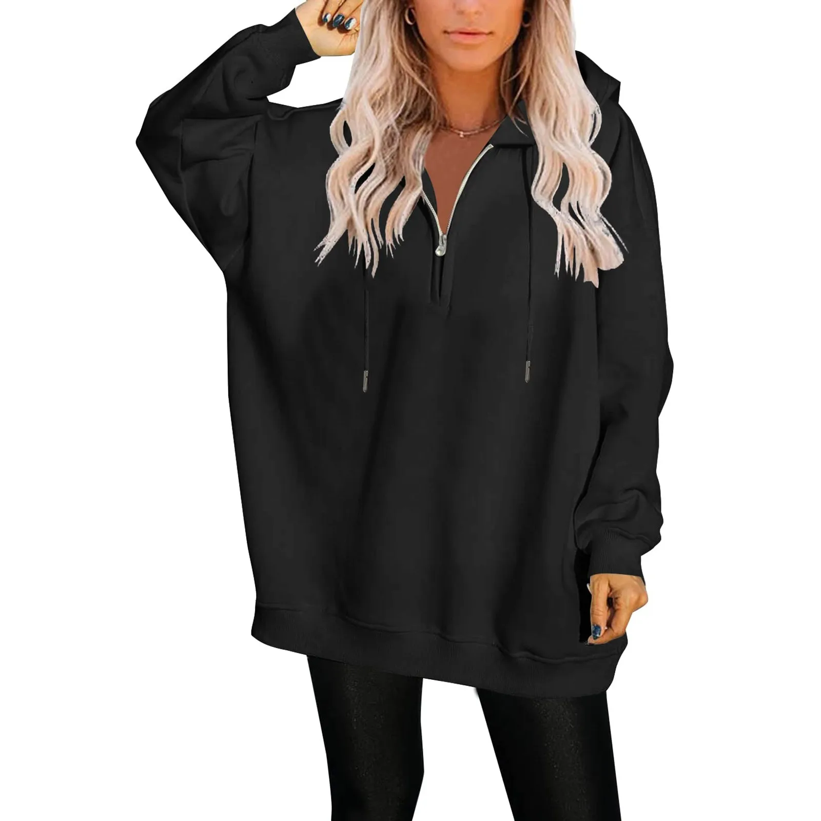 Womens Casual Loose Button Down Long Sleeve Hoodies Sweatshirts Women's Hooded Sweatshirt Pullover Womens Snap up Sweatshirt
Womens Casual Loose Button Down Long Sleeve Hoodies Sweatshirts Women's Hooded Sweatshirt Pullover Womens Snap up Sweatshirt