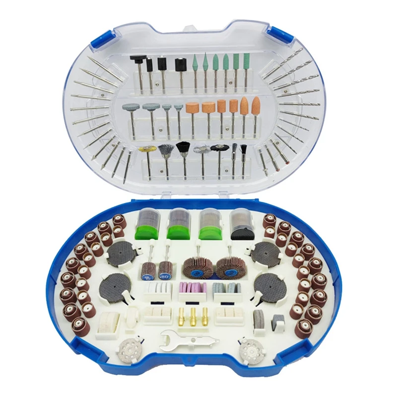 375PC Electric Grinding Tool Accessories Kit For Easy Cutting, Grinding, Sanding, Sharpening, Carving And Polishing
375PC Electric Grinding Tool Accessories Kit For Easy Cutting, Grinding, Sanding, Sharpening, Carving And Polishing