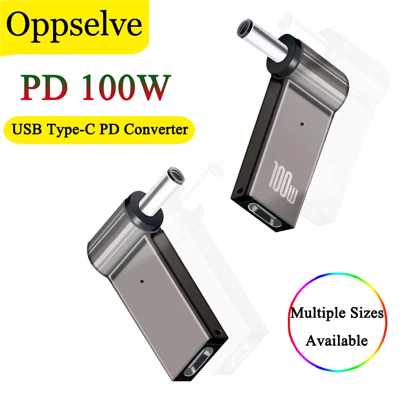 USB Type-C Female To DC Jack Male Adapter PD 100W Laptop Power Plug Charger Supply Converter For Notebook Acer Asus Dell Lenovo
USB Type-C Female To DC Jack Male Adapter PD 100W Laptop Power Plug Charger Supply Converter For Notebook Acer Asus Dell Lenovo