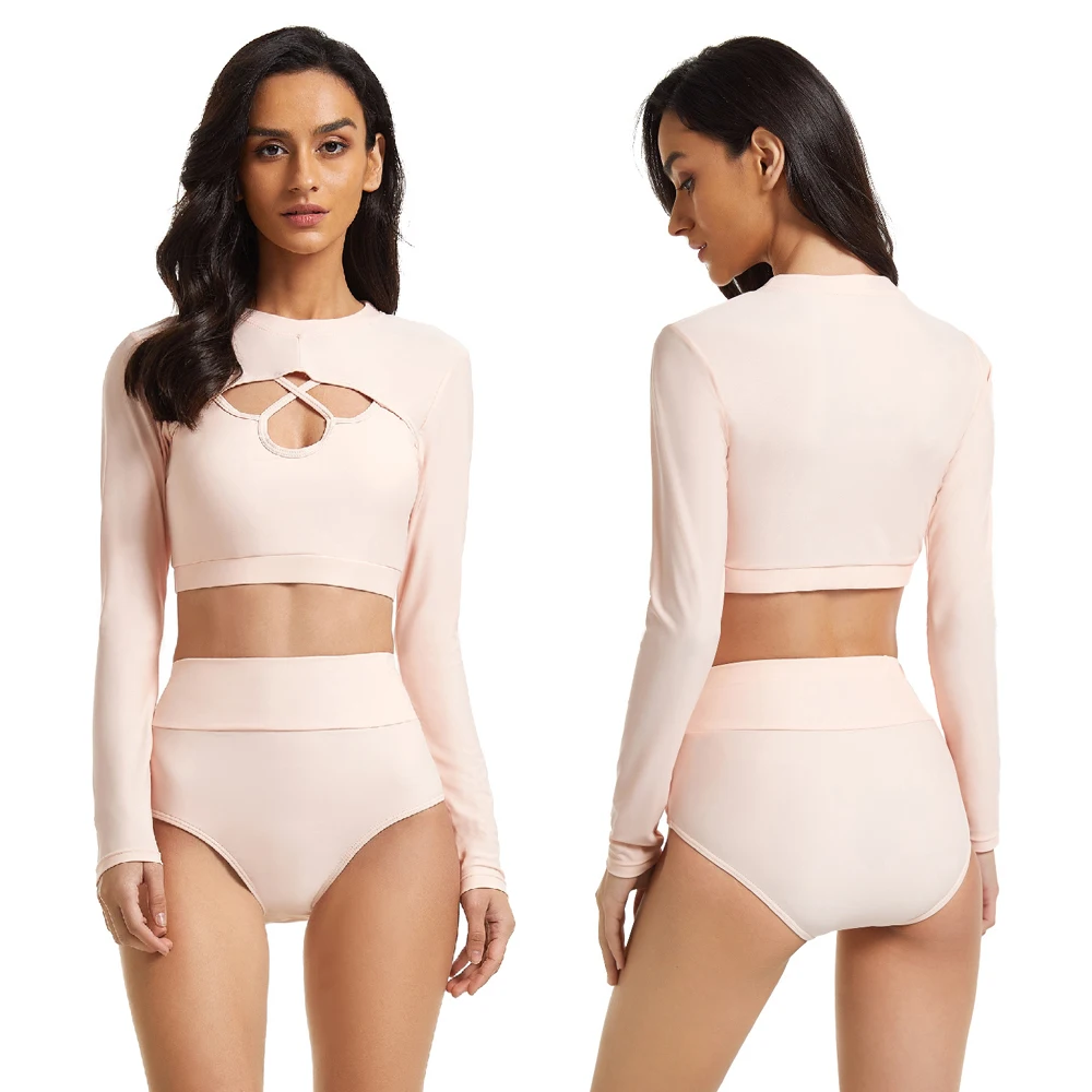Separate Tankini Solid High Waist Glossy Swimsuit Ladies Korean Swimwear 2022 New Beach Fashion Summer Clothes Long Sleeve Bath
Separate Tankini Solid High Waist Glossy Swimsuit Ladies Korean Swimwear 2022 New Beach Fashion Summer Clothes Long Sleeve Bath