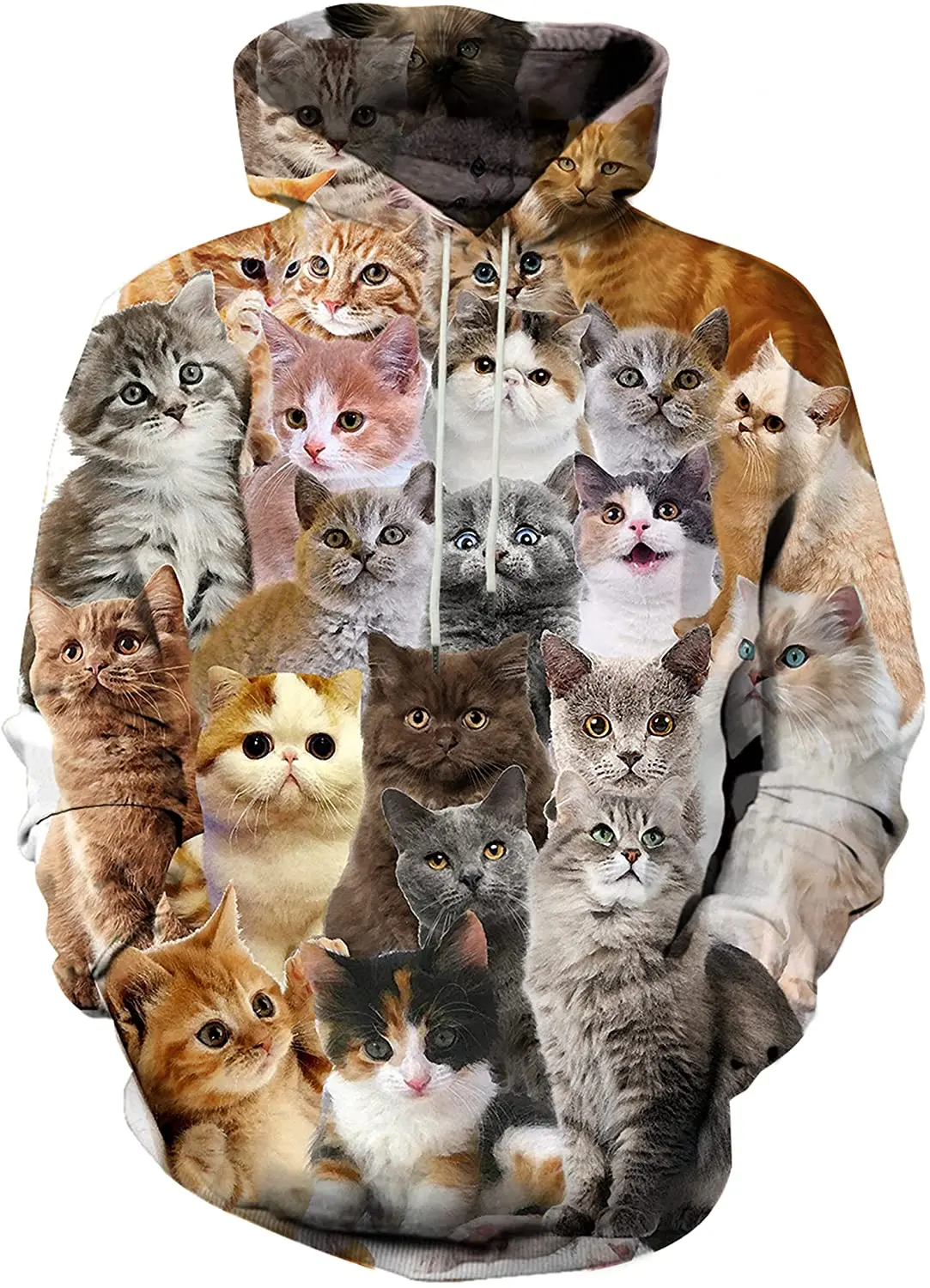 Cute Cats Women's 3D Pattern Theme Men's Hoodie Creative Long-sleeved Loose Hooded Sweatshirt Spring Casual Wear
Cute Cats Women's 3D Pattern Theme Men's Hoodie Creative Long-sleeved Loose Hooded Sweatshirt Spring Casual Wear