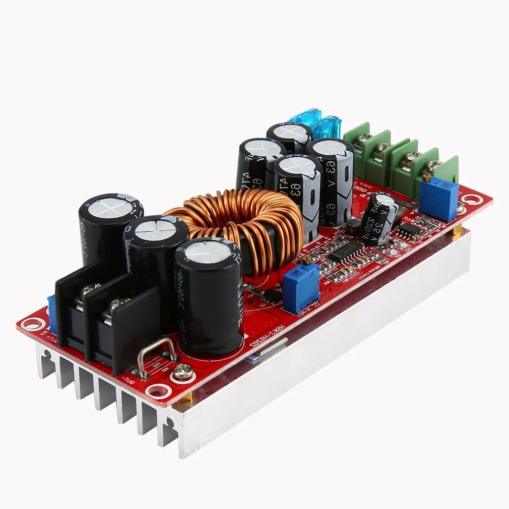 20A 1200W DC Boost Converter Step Up Power Supply 8-60V to 12-83V 24V 48V 12V Car Power Transformer Voltage Regulator Heat Sink
20A 1200W DC Boost Converter Step Up Power Supply 8-60V to 12-83V 24V 48V 12V Car Power Transformer Voltage Regulator Heat Sink