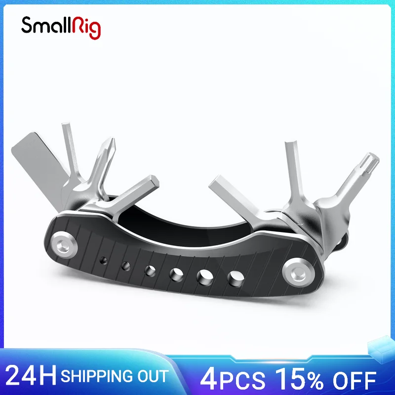 Осветительный набор SmallRig, лезвие (шестигранный ключ/плоская отвертка/отвертка Phillips/отвертка Torx T25), набор инструментов 2363
Осветительный набор SmallRig, лезвие (шестигранный ключ/плоская отвертка/отвертка Phillips/отвертка Torx T25), набор инструментов 2363