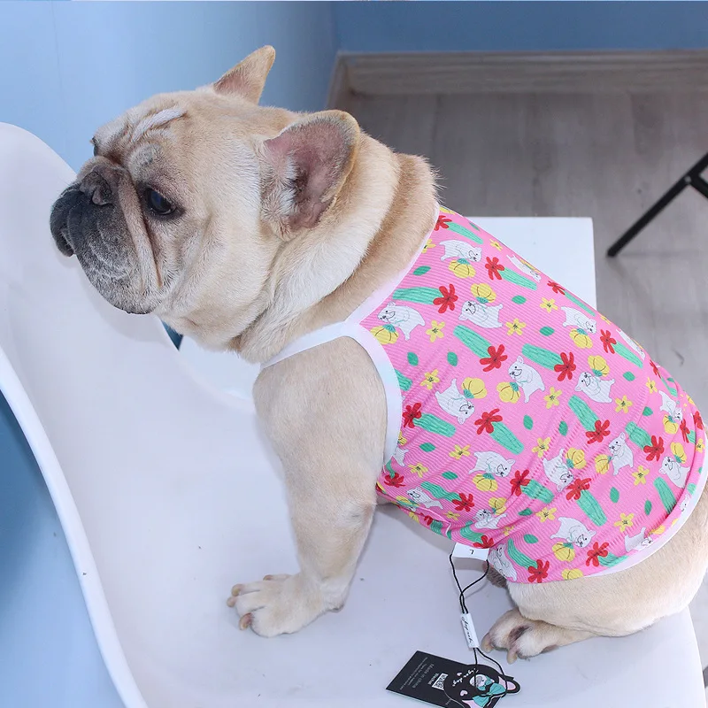 French Bulldog Clothing Summer Pug Dog Clothes Cute Cartoon Pet Vest Skirt Schnauzer Poodle Bichon Dog Costume Apparel Dropship
French Bulldog Clothing Summer Pug Dog Clothes Cute Cartoon Pet Vest Skirt Schnauzer Poodle Bichon Dog Costume Apparel Dropship