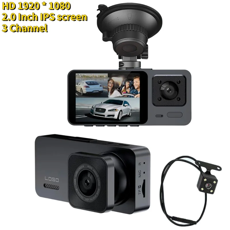 Drive Recorder 3 Channel Inside Vehicle Dash Cam Wide Angle Video Registrator High Resolution for Car Upgrade Auto Parts
Drive Recorder 3 Channel Inside Vehicle Dash Cam Wide Angle Video Registrator High Resolution for Car Upgrade Auto Parts