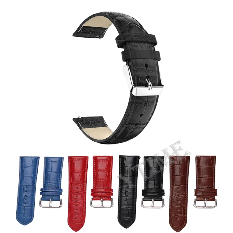 

20mm Leather Bracelet For Huawei Watch GT 2 3 GT3 GT2 42mm/Honor Magic 2 42mm Wrist Strap Band For TicWatch E3 GTH 2 E Wristband