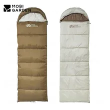 MOBI GARDEN sleeping Bag Splicing Outdoor Camping Mummy Cotton Sleeping Bag Ultralight Portable Winter Hiking Climbing 18℃~-5℃