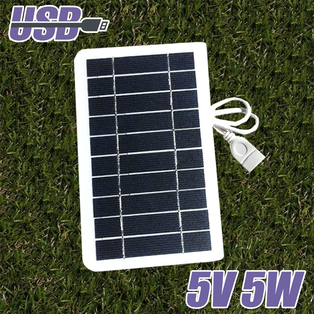 Outdoor Solar Panel Charger 5V USB Output Waterproof Solar Power Bank for Travel Hiking Camping Portable Phone Solar Cell 1-3pcs
Outdoor Solar Panel Charger 5V USB Output Waterproof Solar Power Bank for Travel Hiking Camping Portable Phone Solar Cell 1-3pcs