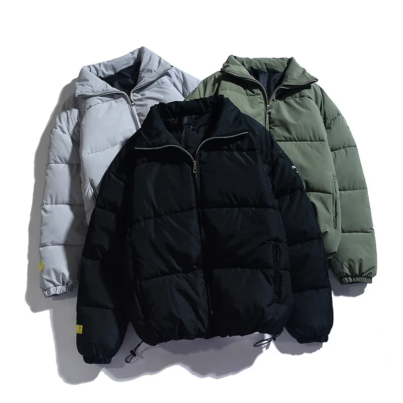 Winter Coat Mens Warm Parkas Streetwear Cotton Coats Thick Cotton Clothes Bread Jacket Casual Short Padded Jacket Stand-collar
Winter Coat Mens Warm Parkas Streetwear Cotton Coats Thick Cotton Clothes Bread Jacket Casual Short Padded Jacket Stand-collar