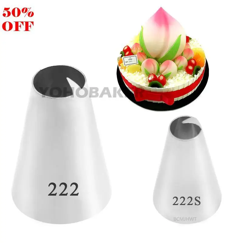 1/2PCS Large Metal Cake Cream Decoration Tips Pastry Tools Stainless Steel Piping Icing Nozzle Cupcake Head Dessert Decorators
1/2PCS Large Metal Cake Cream Decoration Tips Pastry Tools Stainless Steel Piping Icing Nozzle Cupcake Head Dessert Decorators