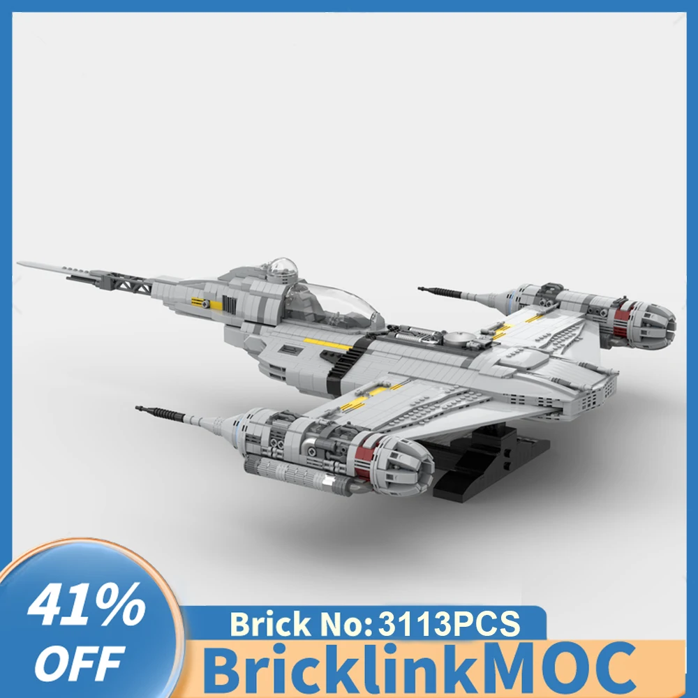 NEW 3113PCS Famous space Movie MOC UCS N-1 Starfighter DIY creative ideas Children Toy Birthday Gift Building Blocks MOC-75325
NEW 3113PCS Famous space Movie MOC UCS N-1 Starfighter DIY creative ideas Children Toy Birthday Gift Building Blocks MOC-75325