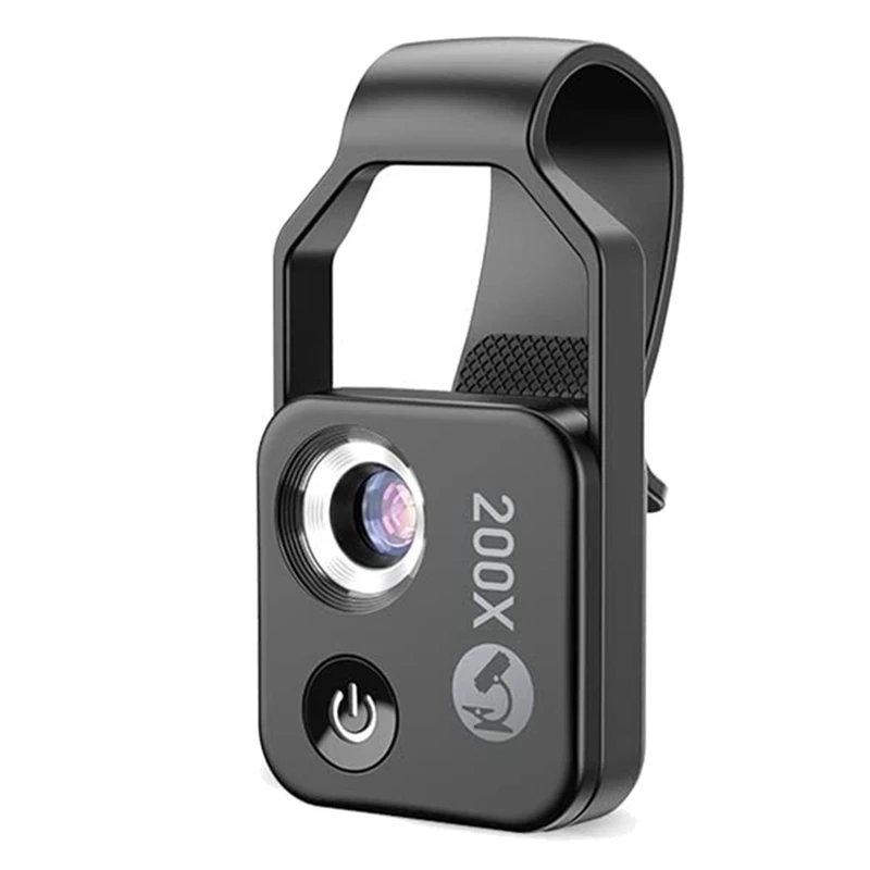 200X Cell Phone Microscope Accessory With CPL Lens, Portable Mini Digital Microscope With LED Light/Universal Clip
200X Cell Phone Microscope Accessory With CPL Lens, Portable Mini Digital Microscope With LED Light/Universal Clip