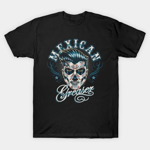 2021 Men/Women's Summer Black Street Fashion Hip Hop Mexican Greaser Rockabilly T-shirt Cotton Tees Short Sleeve Tops 
2021 Men/Women's Summer Black Street Fashion Hip Hop Mexican Greaser Rockabilly T-shirt Cotton Tees Short Sleeve Tops