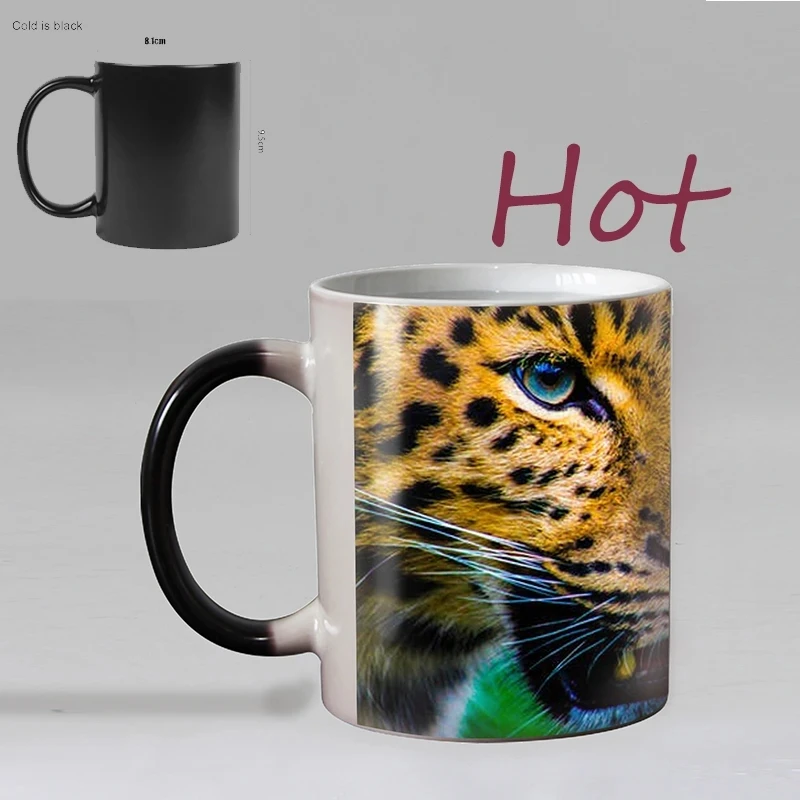 Color-changing Mug Leopard Creative Ceramic Warm Coffee Milk Drinkware Tea Cup Children Kid Birthday Christmas Gift Mugs
Color-changing Mug Leopard Creative Ceramic Warm Coffee Milk Drinkware Tea Cup Children Kid Birthday Christmas Gift Mugs