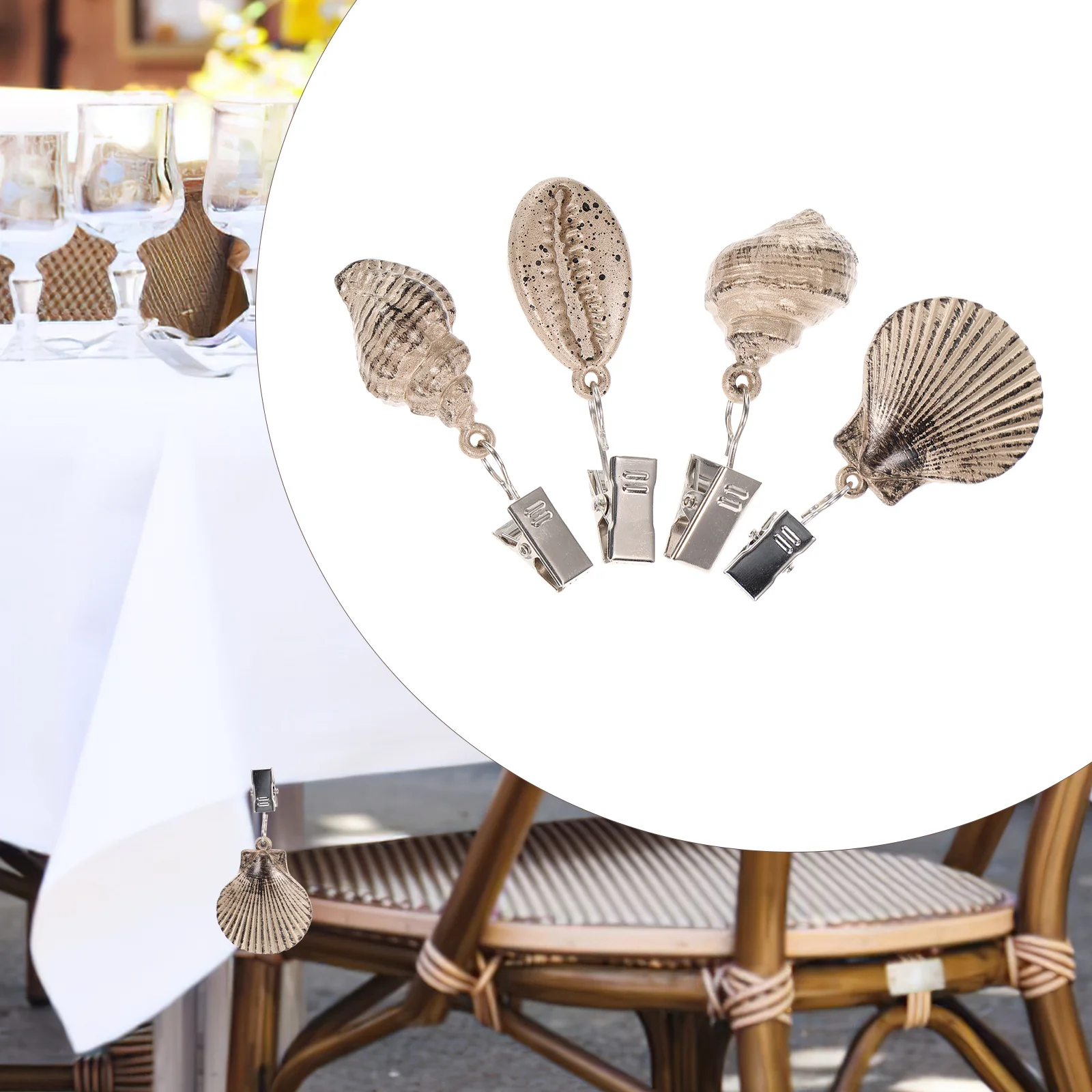 4Pcs Table Cover Weight Tablecloth Weights With Metal Clip Picnic Tablecloth Pendant Table Cover Weights
4Pcs Table Cover Weight Tablecloth Weights With Metal Clip Picnic Tablecloth Pendant Table Cover Weights