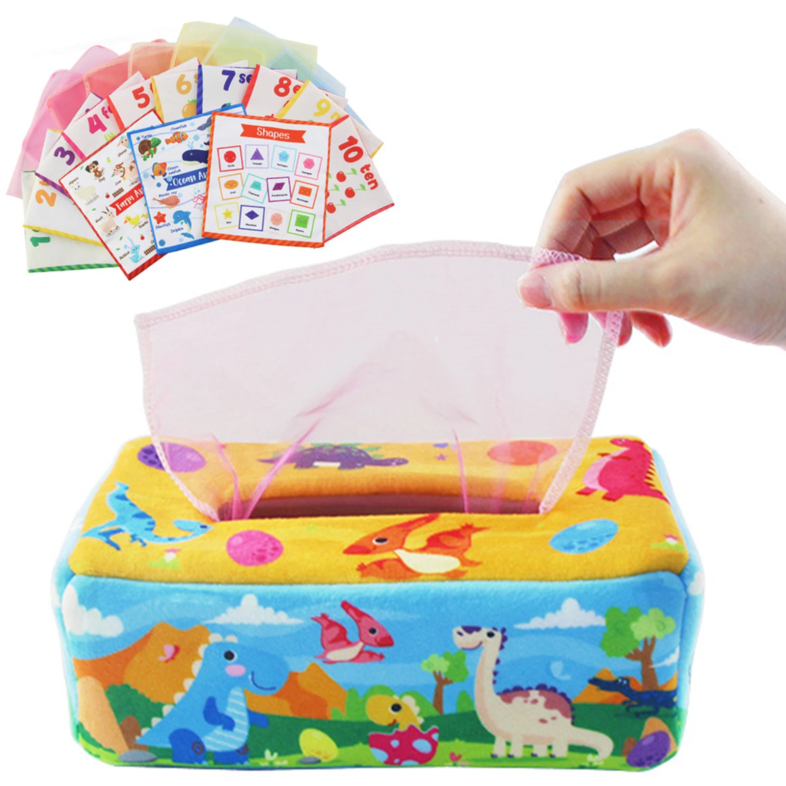 Toy Sensory Pull Along Toddler Infant Baby Tissue Box Toy With Crinkle Toy & Colorful Scarves Infant Toys
Toy Sensory Pull Along Toddler Infant Baby Tissue Box Toy With Crinkle Toy & Colorful Scarves Infant Toys
