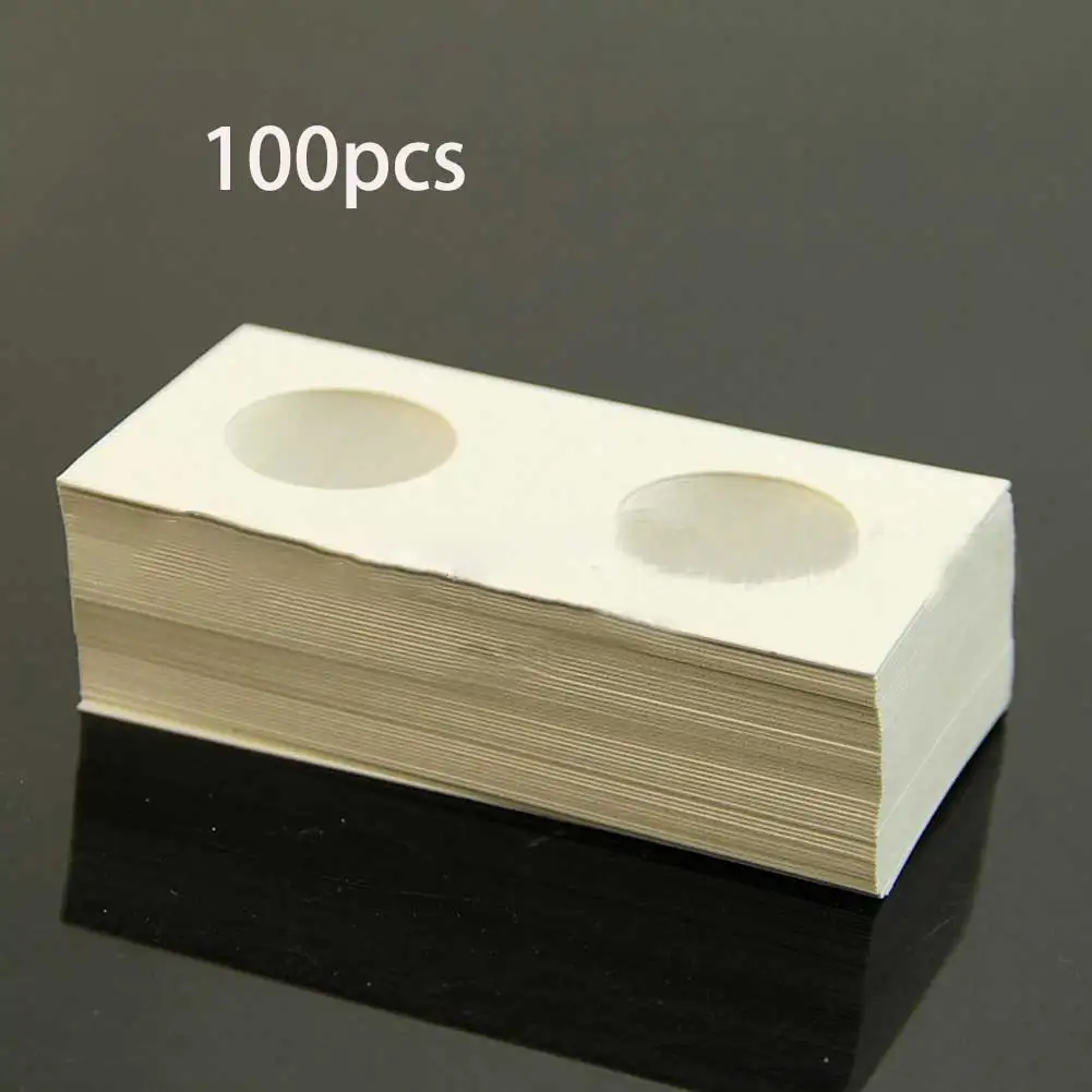 100pcs 40mm Coin Holders Cover Case Storage Protective Coin Paper Clip Staple Coin Album Collection Coin Holder Paper Clip
100pcs 40mm Coin Holders Cover Case Storage Protective Coin Paper Clip Staple Coin Album Collection Coin Holder Paper Clip