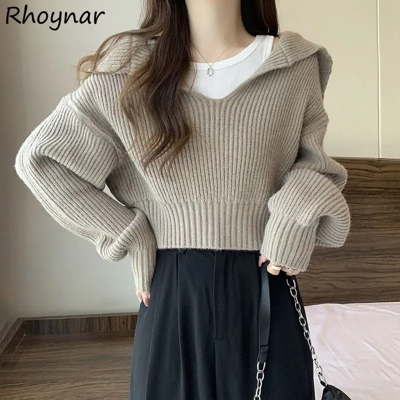 2 Pcs Sets Women Solid Tanks Sailor Collar Pullovers Autumn Casual Pure Streetwear Chic Girls Simple Lazy Soft Japanese Style
2 Pcs Sets Women Solid Tanks Sailor Collar Pullovers Autumn Casual Pure Streetwear Chic Girls Simple Lazy Soft Japanese Style